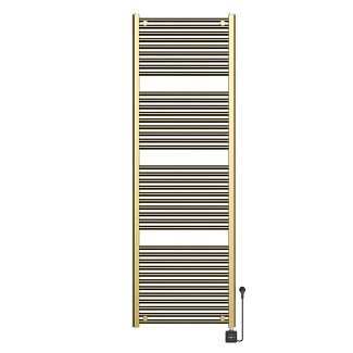 Elara elektrische radiator Smart WiFi 181,7 x 60 cm geborsteld messing PVD