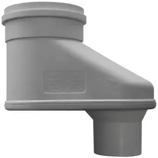 Ubbink Adapter 80/80 - 80/125 mm Broekstuk/Spruitstuk