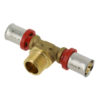 Bonfix Alu-pers x Buitendraad x Alu-pers T-koppeling | 16 x 1/2 x 16