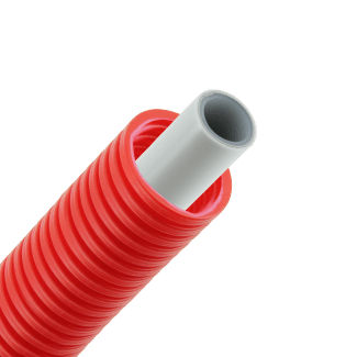 Bonfix Alu-pers meerlagenbuis met mantel | rood | 16 x 2.0 | Rol 50 meter