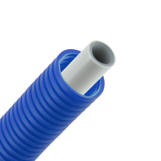 Bonfix Alu-pers meerlagenbuis met mantel | blauw | 20 x 2.0 | Rol 50 meter