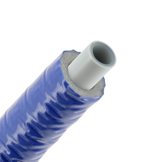 Bonfix Alu-pers meerlagenbuis met isolatie | blauw | 20 x 2.0 | Rol 50 meter