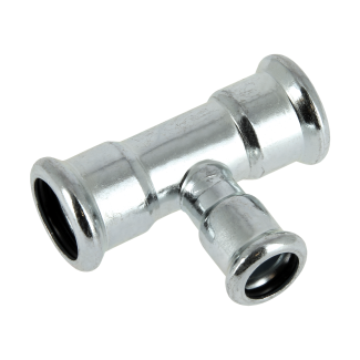 Bonfix Staalverzinkt Press T-koppeling verlopend (CV) | 35 x 28 x 28