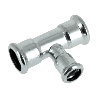 Bonfix Staalverzinkt Press T-koppeling verlopend (CV) | 28 x 15 x 22