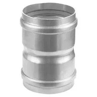 Alu-Fix Rookgas Koppelstuk Ø80 mm M/M