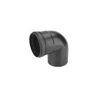 BM-Air Luchtbocht 90° x Ø80 mm M/S Zwart PP
