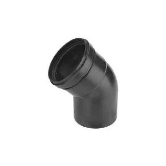 BM-Air Luchtbocht 45° x Ø80 mm M/S Zwart PP