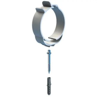 Safe-PP Fixatiebeugel Ø80 mm met Pen M8 x 90 mm