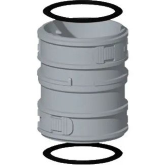 MiniFlex Koppelstuk M/M Ø60 mm Flexibel