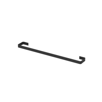 Mat Zwart 50cm handdoekbeugel - voor Elektrische Panel Verticaal Vlak