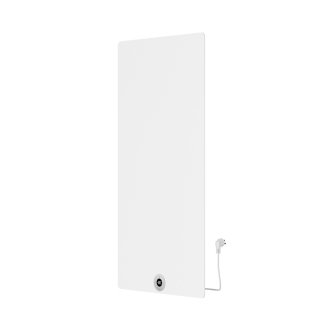 120x60 cm - Elektrische Panel Verticaal Vlak - Mat Wit (RAL9016) - 750 Watt
