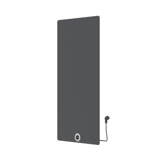 120x60 cm - Elektrische Panel Verticaal Vlak - Mat Antraciet / Beton-Grijs - 750 Watt