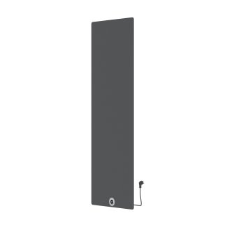 180x60 cm - Elektrische Panel Verticaal Vlak - Mat Antraciet / Beton-Grijs - 1200 Watt