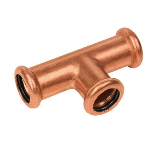 Bonfix Roodkoper Press T-koppeling verlopend (water) | 28 x 15 x 28