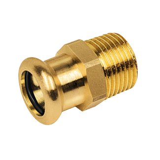Bonfix Roodkoper Buitendraad x Press puntstuk (water) | 3/8 x 12