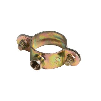 Enkele beugel in gebichromateerd staal 422s 10 per 100st