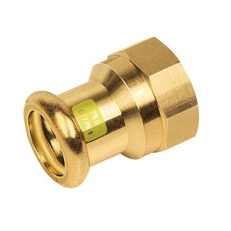 Bonfix Roodkoper Binnendraad x Press schroefbus (gas) | 1/2 x 22