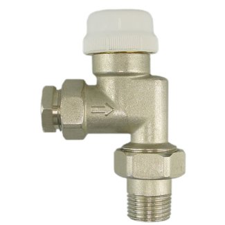 Thermostatisch ventiel zonder knop 1/2", axiaal, inclusief adaptor