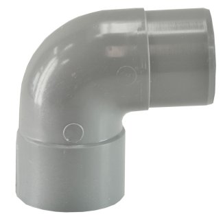 Afvoerbocht mof 110 mm x spie 110 mm 90 graden PVC