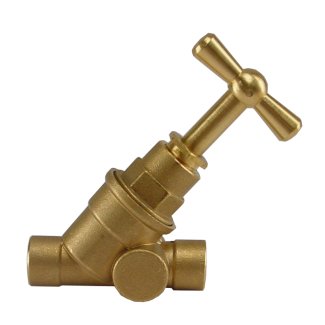 Riko Gastec stopkraan 12 mm capillair x capillair zonder aftapgelegenheid