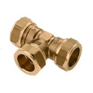 Bonfix Messing Knel T-koppeling | 35 x 35 x 35