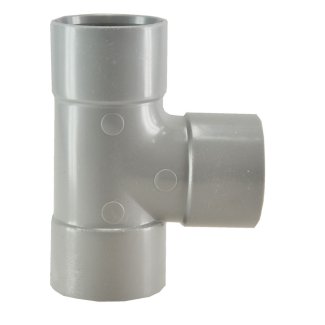 T-stuk 3 x mof 32 mm 90 graden PVC