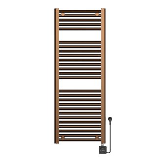 Elara elektrische radiator Smart WiFi 118,5 x 45 cm geborsteld brons koper PVD