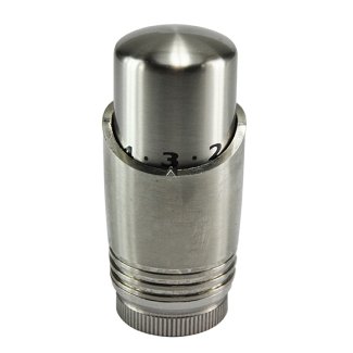 Luxe thermostaatknop M30, geborsteld staal