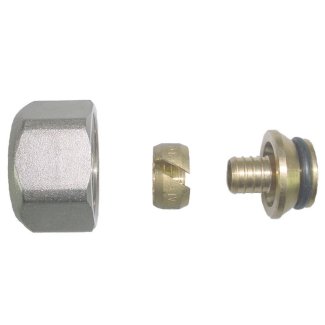 TP-98 adaptors 16 x 2,0 mm Eurokonus, vernikkeld