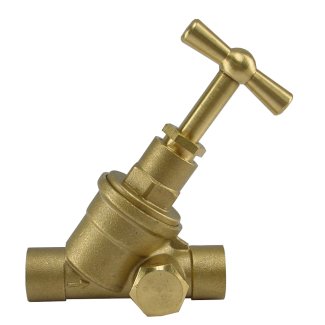 Riko Gastec stopkraan 12 mm capillair x capillair met aftapgelegenheid