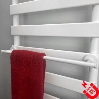 BSXL Magneet-line wit – Magnetische 860 mm handdoekhouder